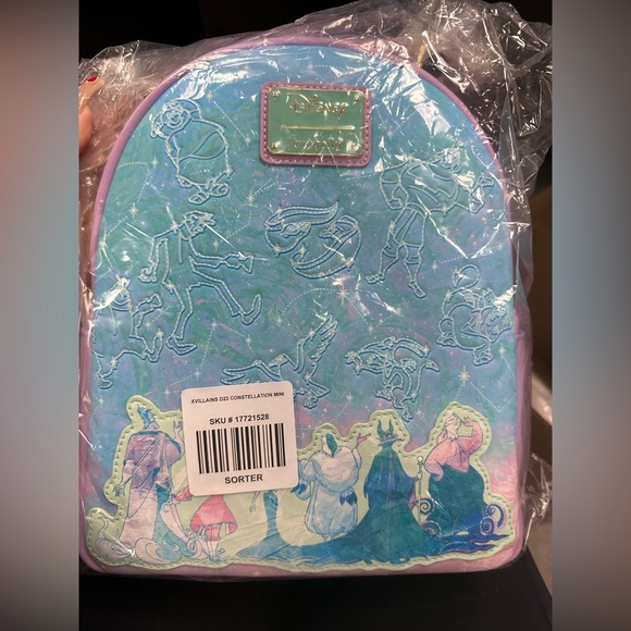 Loungefly Disney Villains Constellations Mini Backpack - Picture 8 of 8